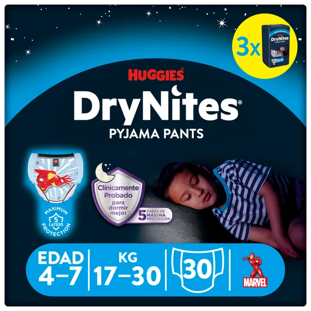 huggies-drynites-jumbo-boy-culottes-de-nuit-gar-on-54-couches-8-15-ans-tour-de-t image 1