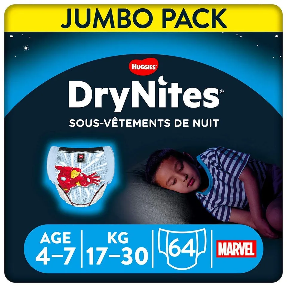 huggies-drynites-gar-ons-4-7-ans-17-30-kg-sous-v-tements-de-nuit-ultra-absorbant image 1