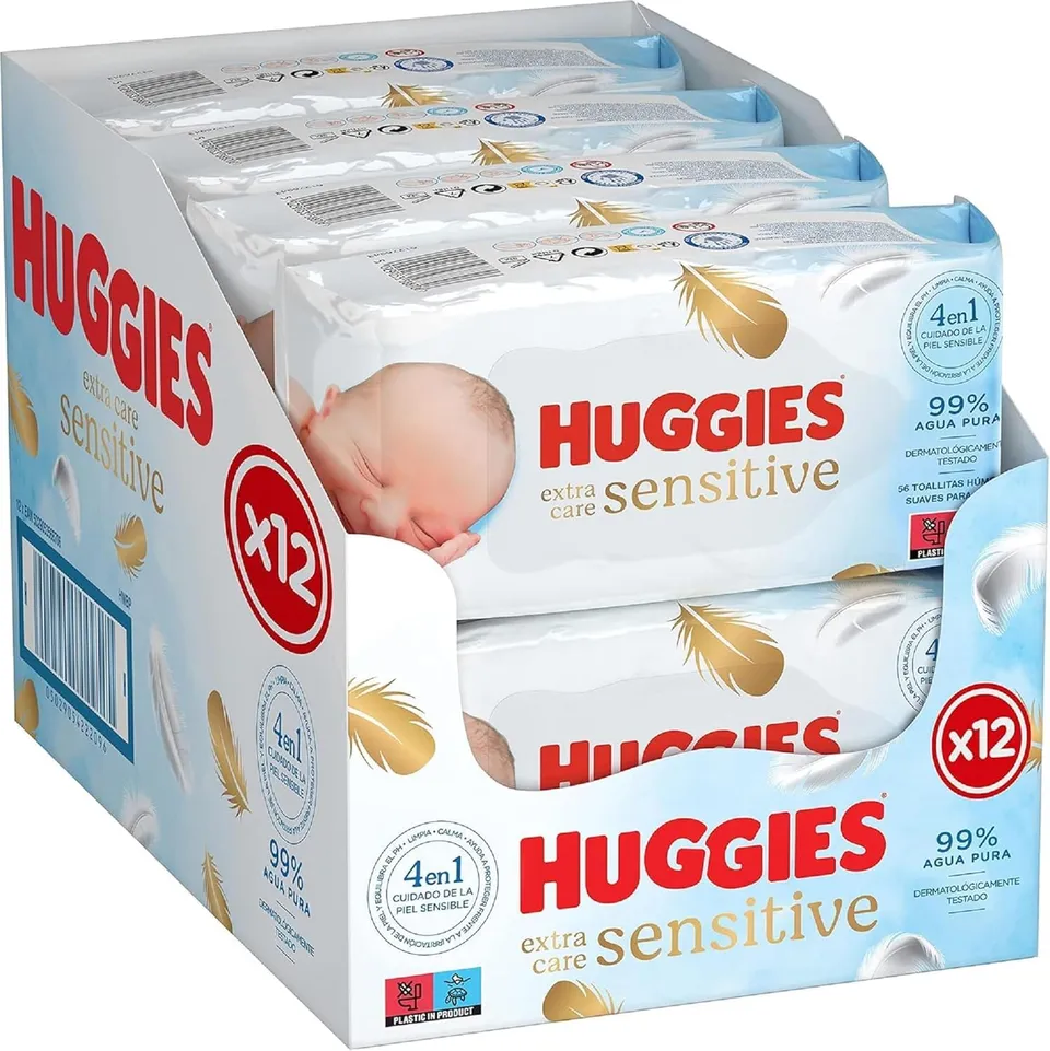 huggies-pure-extra-care-lingettes-b-b-extra-paisses-sans-parfum-99-d-eau-pure-lo image 1