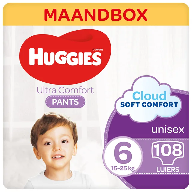 huggies-ultra-comfort-pants-culottes-absorbantes-taille-6-15-25-kg-technologie-q image 1