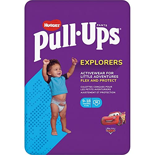 huggies-pull-ups-explorers-gar-on-culottes-absorbantes-taille-4-9-18-mois-8-12-k image 2