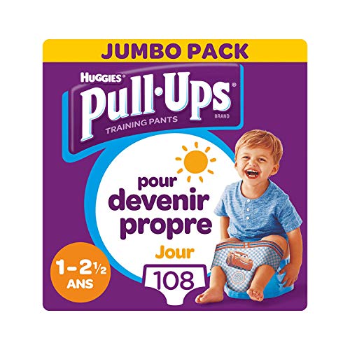 huggies-pull-ups-jour-gar-on-culottes-d-apprentissage-8-17-kg-1-2-5-ans-108-culo image 5