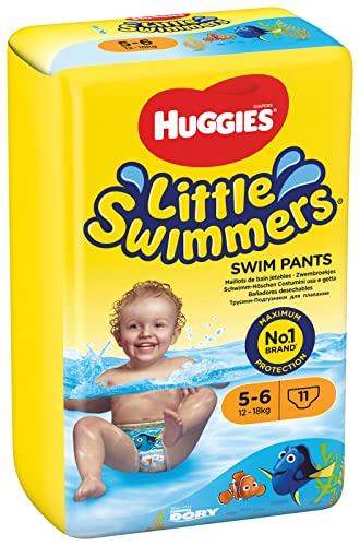 huggies-little-swimmers-taille-5-6-12-18-kg-couches-de-natation-jetables-mixtes- image 5