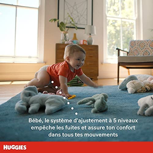 huggies-ultra-comfort-couches-b-b-taille-3-4-9-kg-pack-1-mois-168-couches-indica image 3