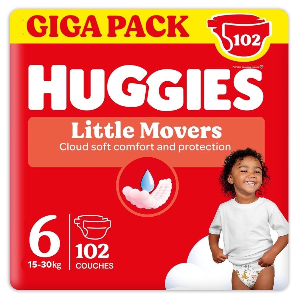 huggies-little-movers-couches-b-b-taille-4-7-18-kg-pack-1-mois-150-couches-absor image 8