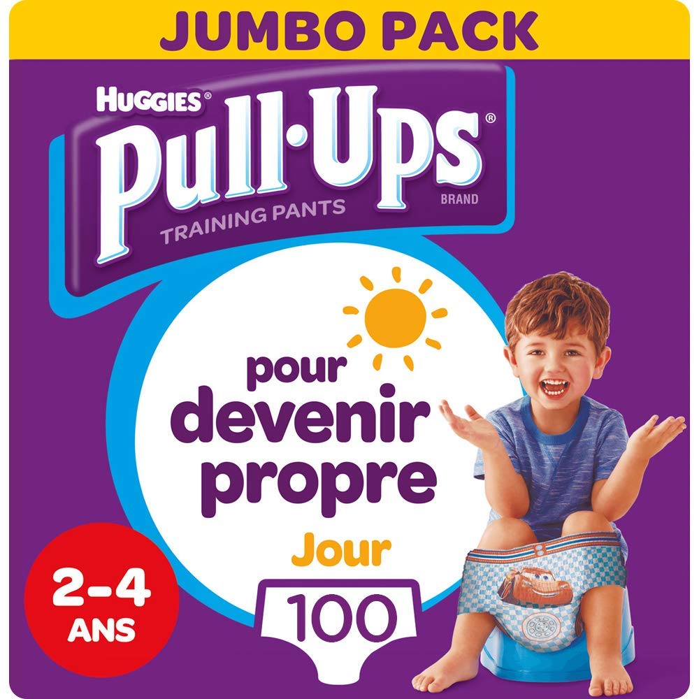 huggies-pull-ups-couche-de-jour-gar-on-2-4-ans-18-23-kg-culottes-d-apprentissage image 1