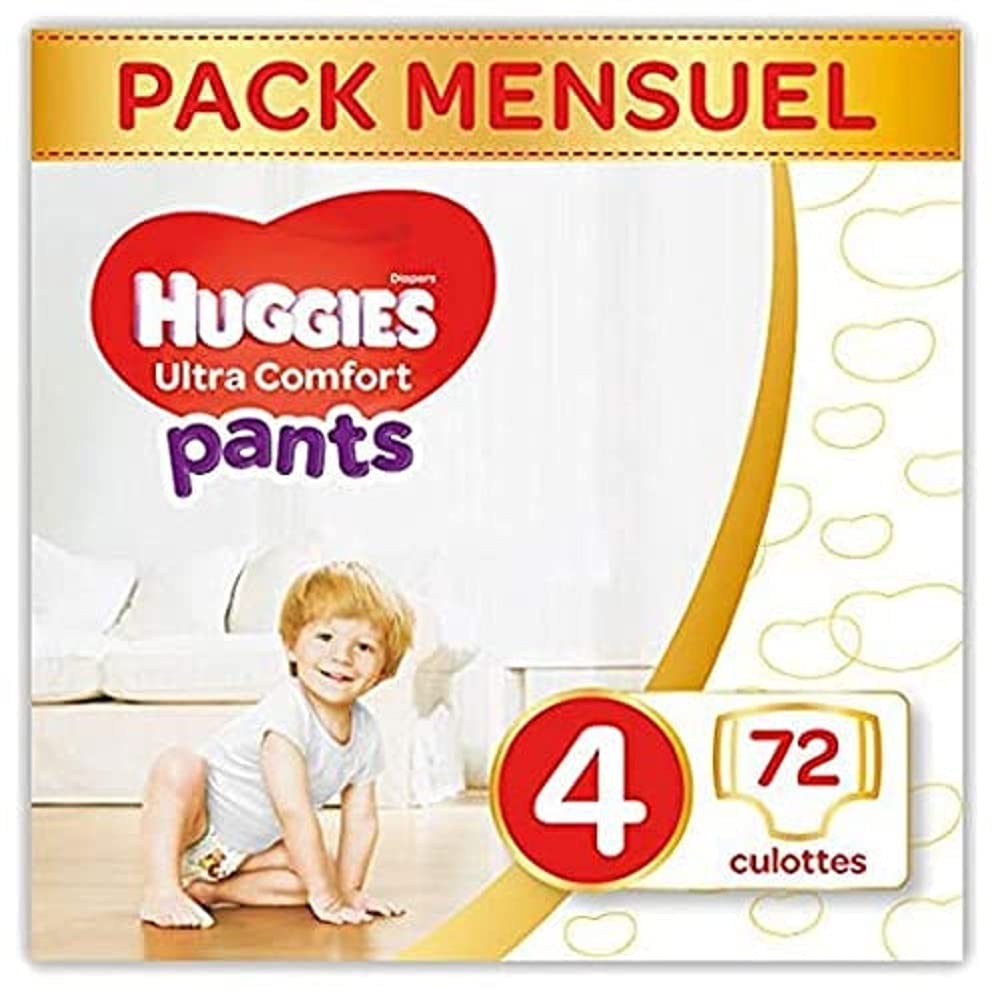 huggies-ultra-comfort-pants-culottes-absorbantes-taille-4-9-14-kg-unisexe-pack-1 image 1