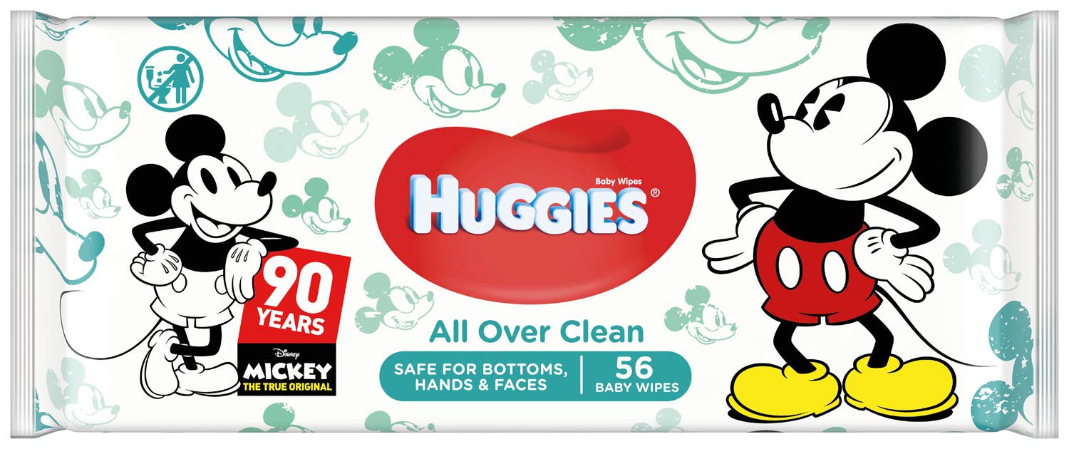 huggies-all-over-clean-disney-lingettes-b-b-1-paquet-de-56-lingettes-99-d-eau-mo image 1