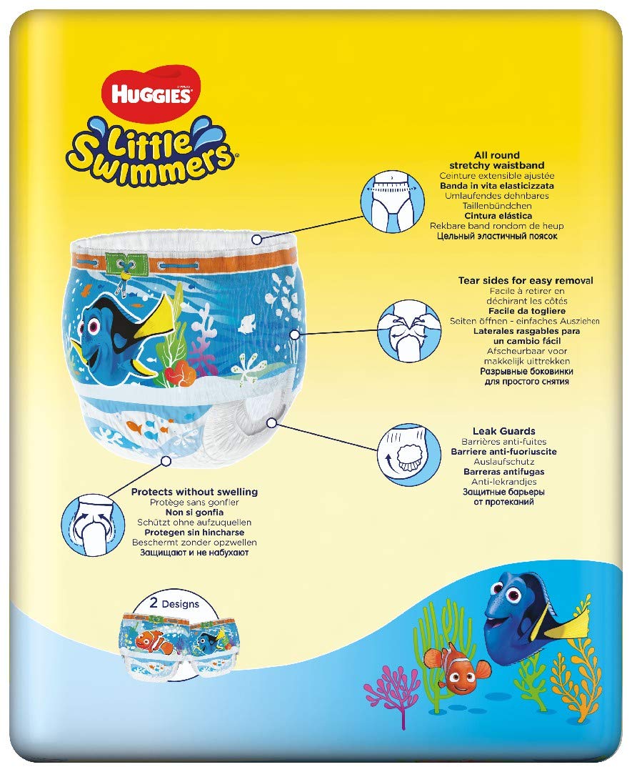 huggies-little-swimmers-taille-5-6-12-18-kg-couches-de-natation-jetables-mixtes- image 3