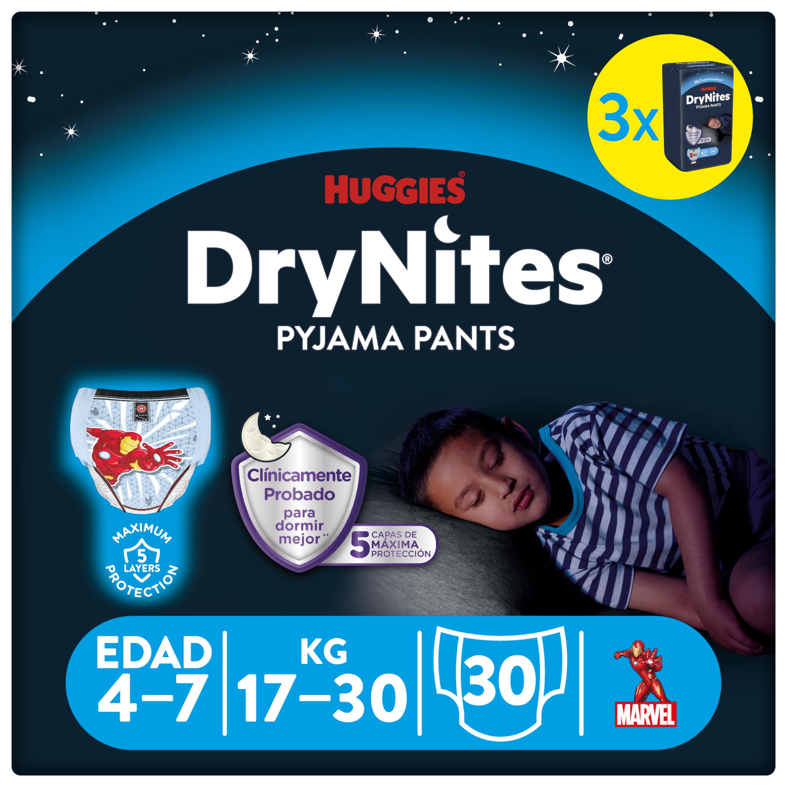 huggies-drynites-jumbo-boy-culottes-de-nuit-gar-on-54-couches-8-15-ans-tour-de-t image 1